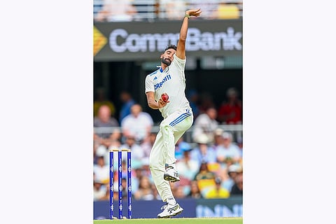 India Vs Australia, 3rd Test Day 1: India's Mohammed Siraj bowls a delivery