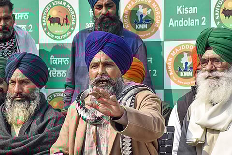 Sarwan Singh Pandher at Shambhu border