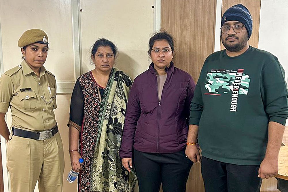 | Photo: PTI : Techie suicide case: Wife, her mother and brother arrested