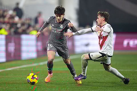 Spanish La Liga Soccer Match: Real Madrid vs Rayo Vallecano