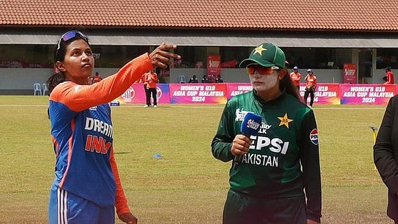 X/ACCMedia : India and Pakistan captains at the Women's  U19 Asia Cup 2024.
