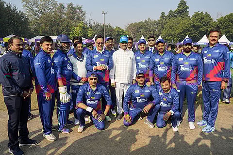 Cricket match of MPs for awareness about TB