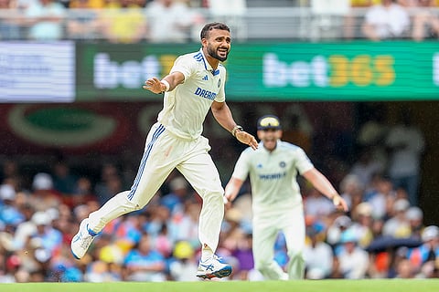 India vs. Australia, Third Test Day 2: Akash Deep of India makes an unsuccessful attempt to remove Australia's Steve Smith
