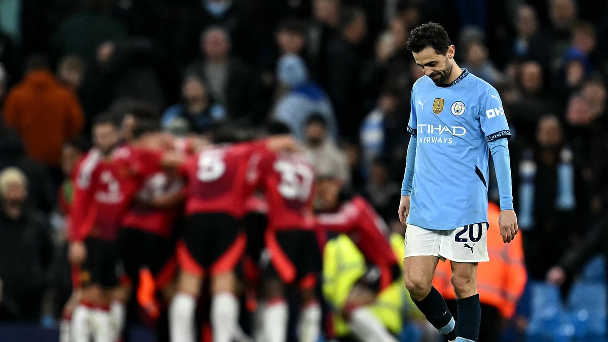 Bernardo Silva during Manchester City's 2-1 defeat to Manchester United