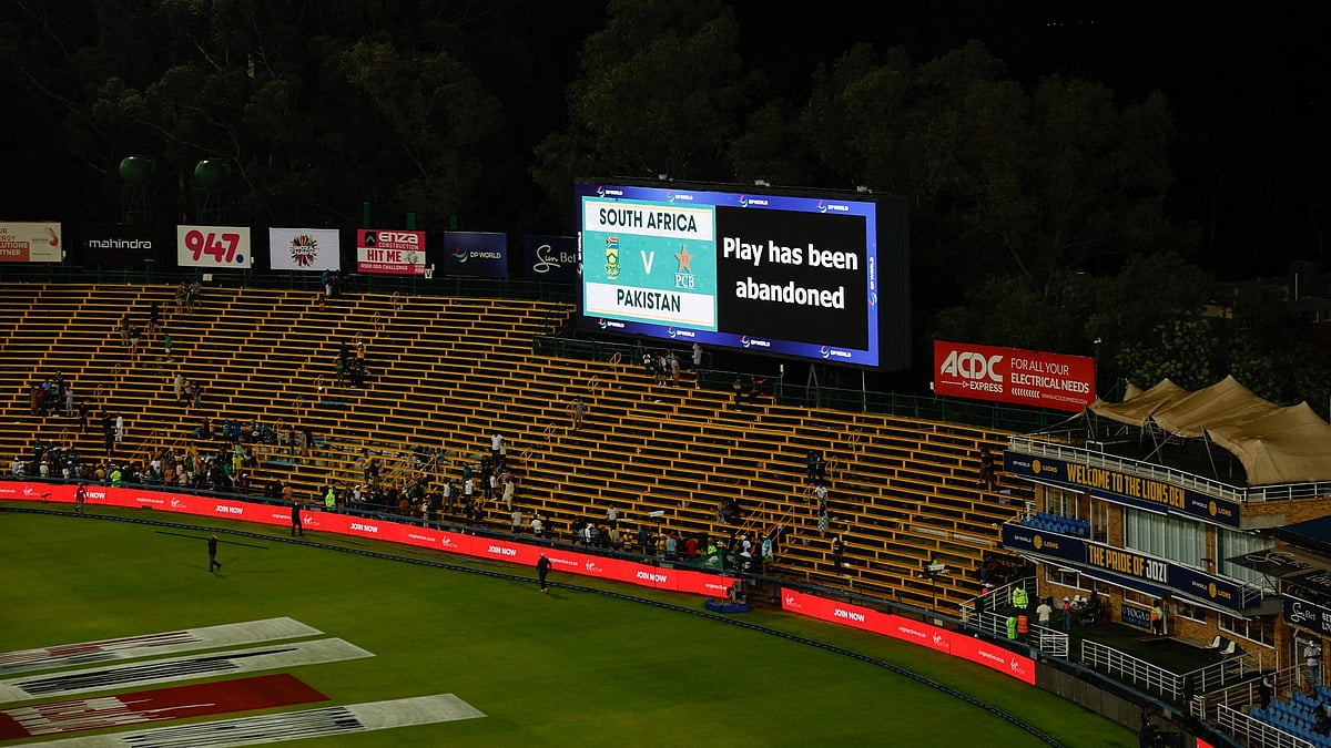 South Africa's final T20I against Pakistan was rained off