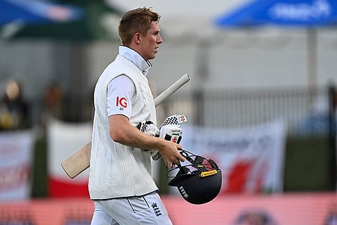 NZ vs ENG 3rd Test Day 3: England's Zak Crawley walks from the field after he was dismissed