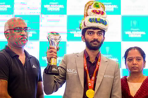 Indian chess grandmaster D Gukesh