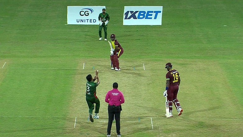 X/Windies Cricket : Action from the first T20I between West Indies and Bangladesh in Kingstown.