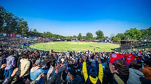 X/OfficialNPLT20 : Nepali cricket fans are in full voice for their respective teams at the NPL 2024.
