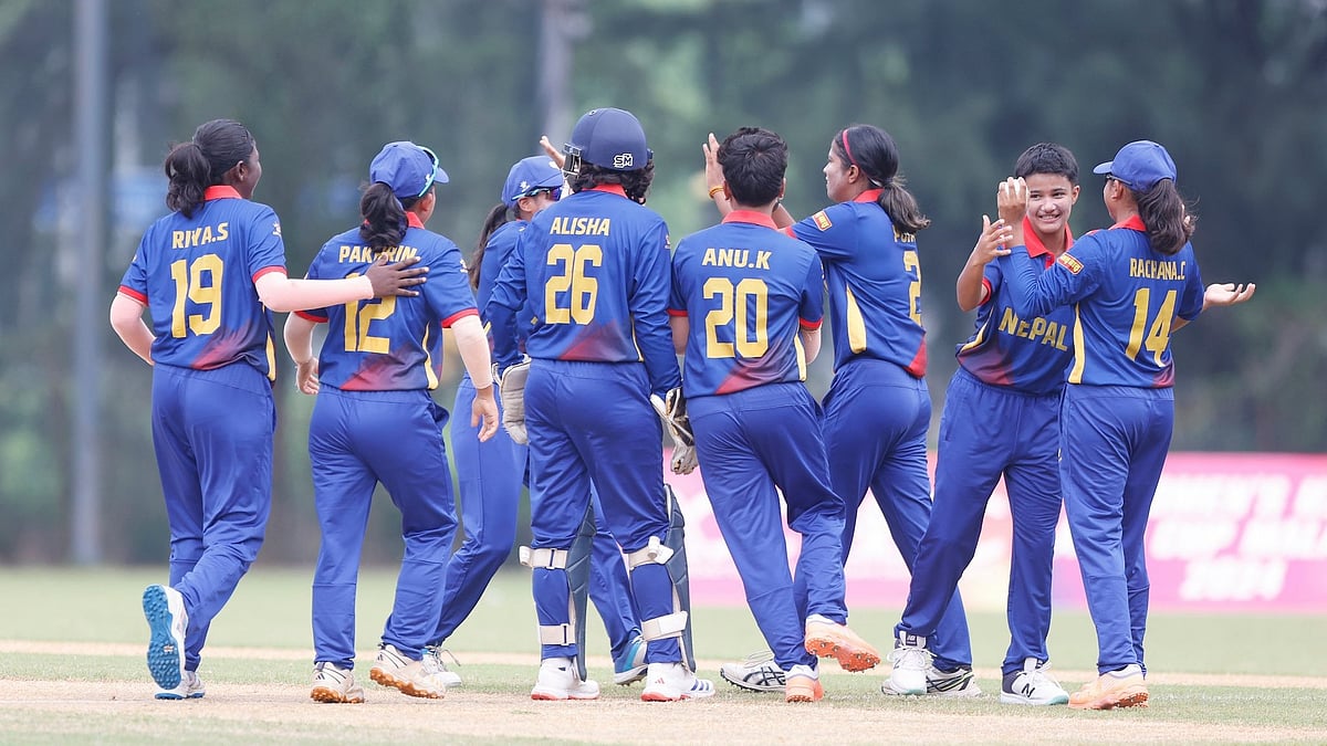 X/CricketNep : The Nepal under-19 women's cricket team.