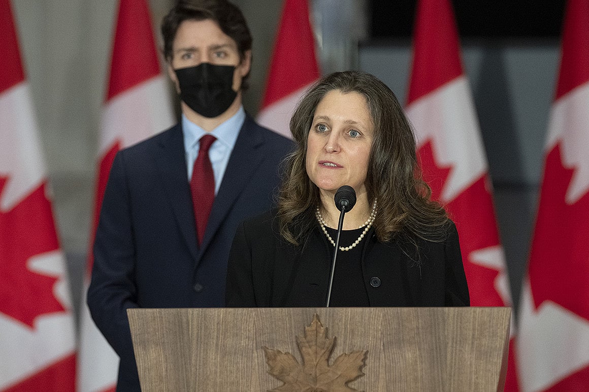 Canadas Finance Minister Chrystia Freeland 