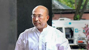 | Photo- PTI : Manipur Chief Minister N Biren Singh