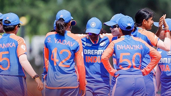 X/Asian Cricket Council : The Indian under-19 women's cricket team.