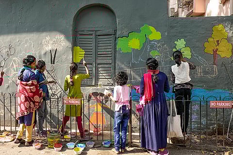 'Behala Art Fest 2024' preparations in Kolkata