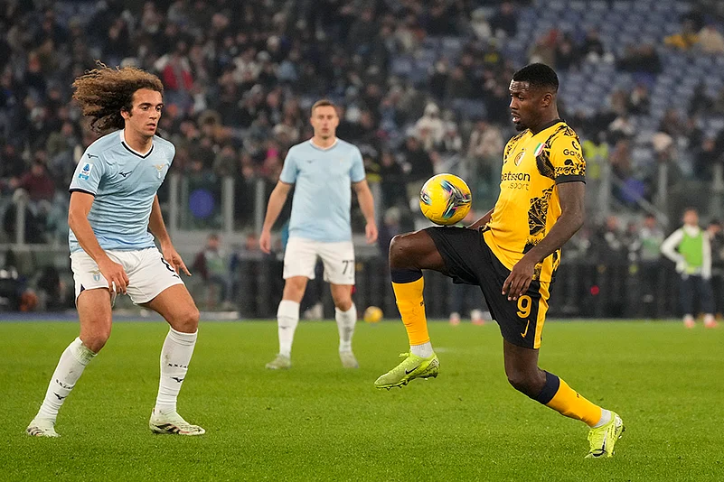 Italian Serie A Soccer Inter Milan vs Lazio football match pics: