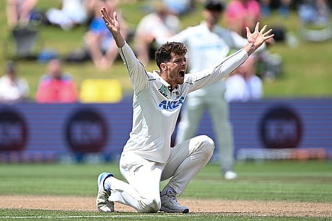 NZ vs ENG 3rd Test: New Zealand's Mitchell Santner appeals successfully for a LBW