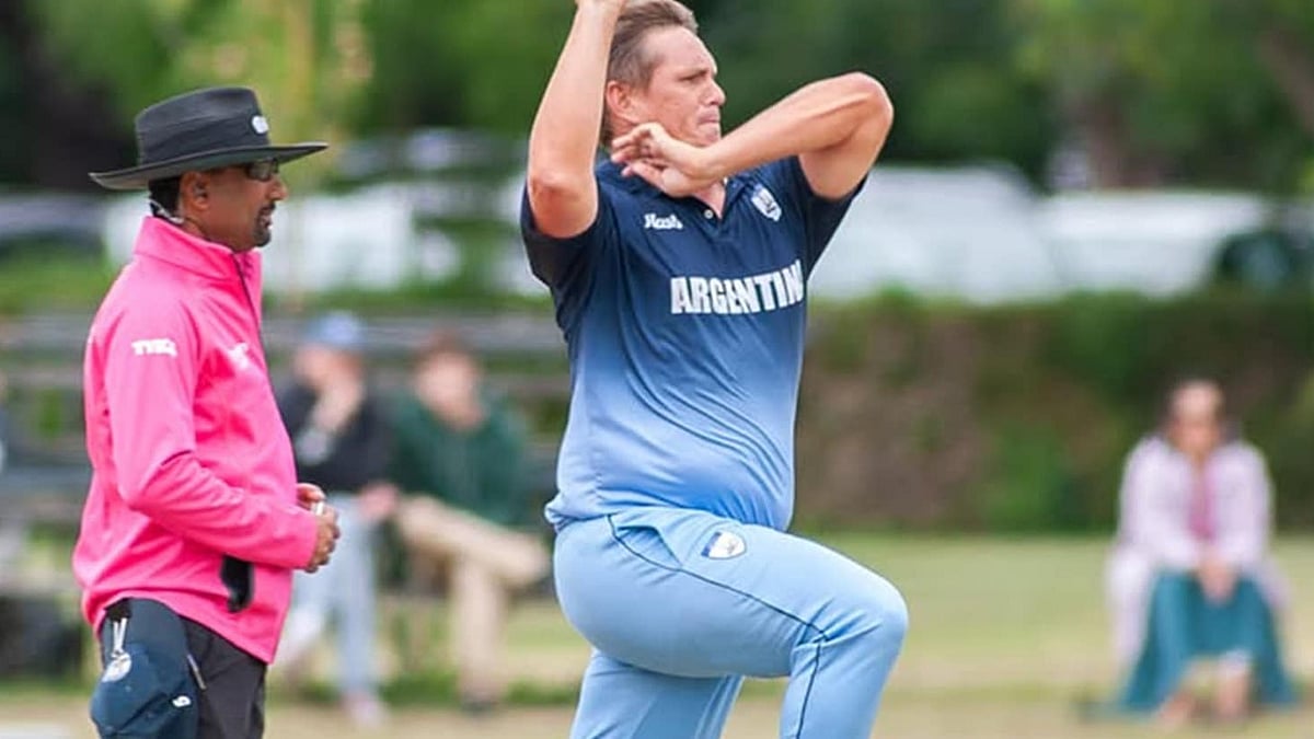 ICC : Argentina seamer Hernan Fennell.