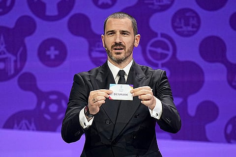 Women's Euro 2025 Draw: Leonardo Bonucci draws Denmark