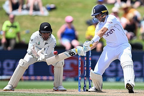 NZ vs ENG 3rd Test: England's Joe Root bats during play
