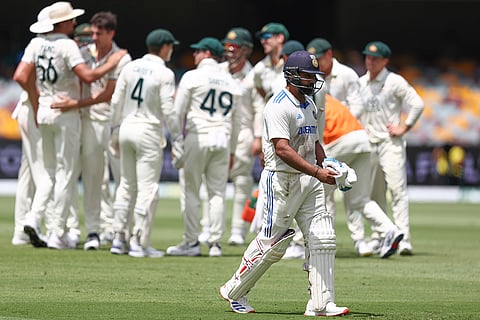 India Vs Australia, 3rd Test Day 4: Rohit Sharma leaves the field following his dismissal