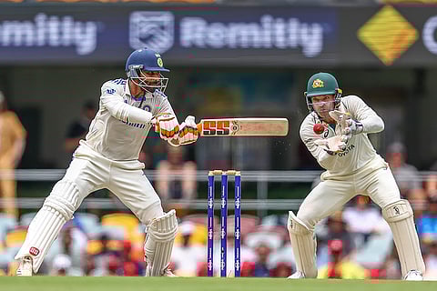 India Vs Australia, 3rd Test Day 4: India's Ravindra Jadeja plays a shot