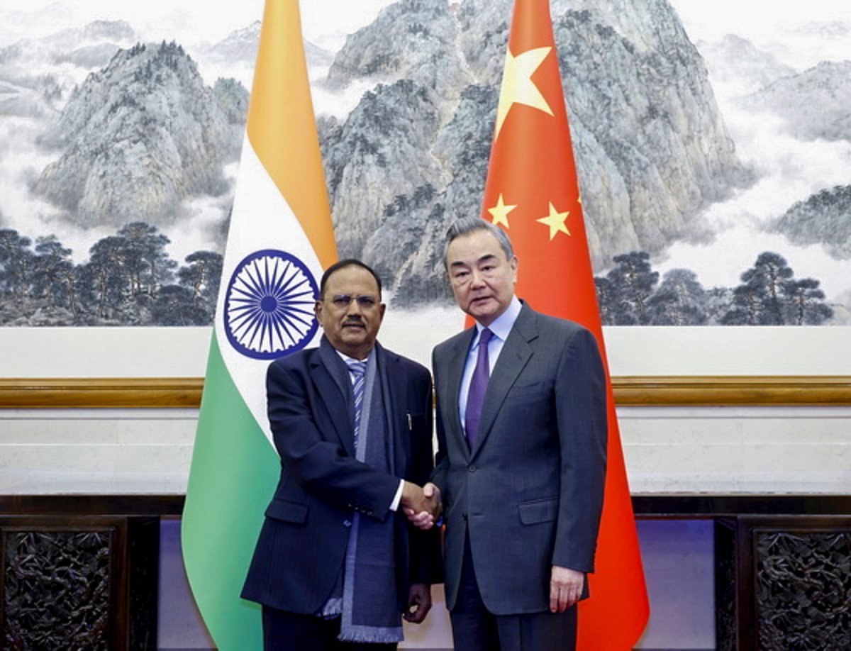 PTI : National Security Advisor Ajit Doval and Foreign Minister Wang Yi 