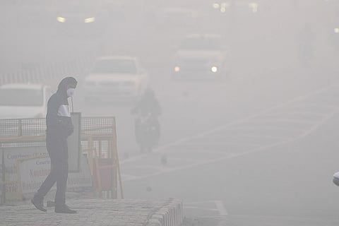 Weather: Fog in Delhi
