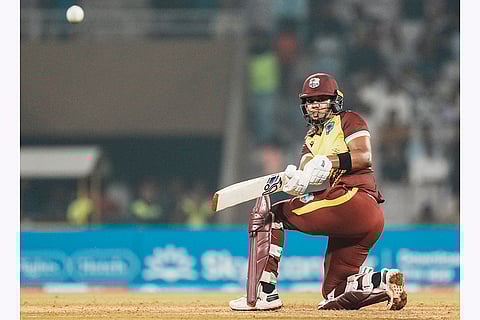 IND women vs WI women 2nd T20: West Indies' batter Hayley Matthews plays a shot
