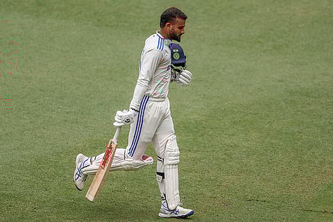 India Vs Australia, 3rd Test Day 5: India's Akash Deep walks off the field after losing his wicket