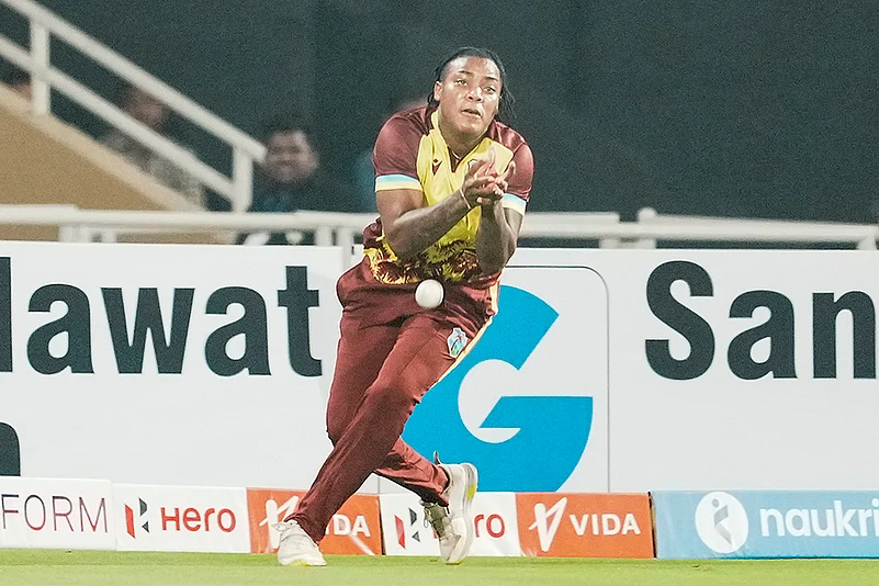 India women vs West Indies women 2nd T20 Cricket photos from Navi Mumbai: Chinelle Henry