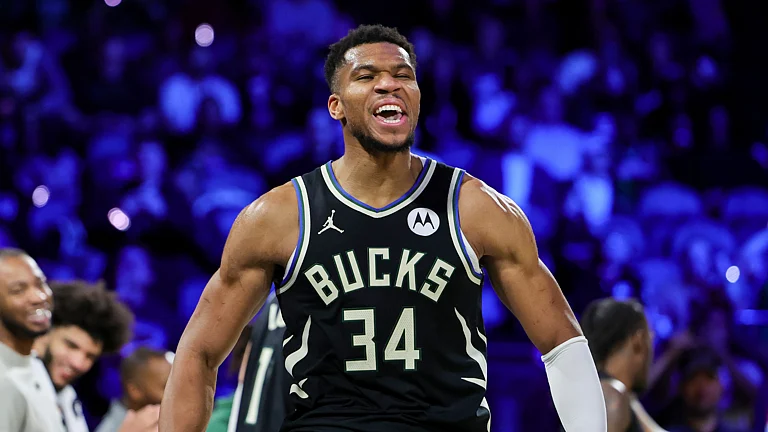 Giannis Antetokounmpo was named the NBA Cup's MVP - null