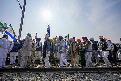 Rail roko protest by farmers in Punjab