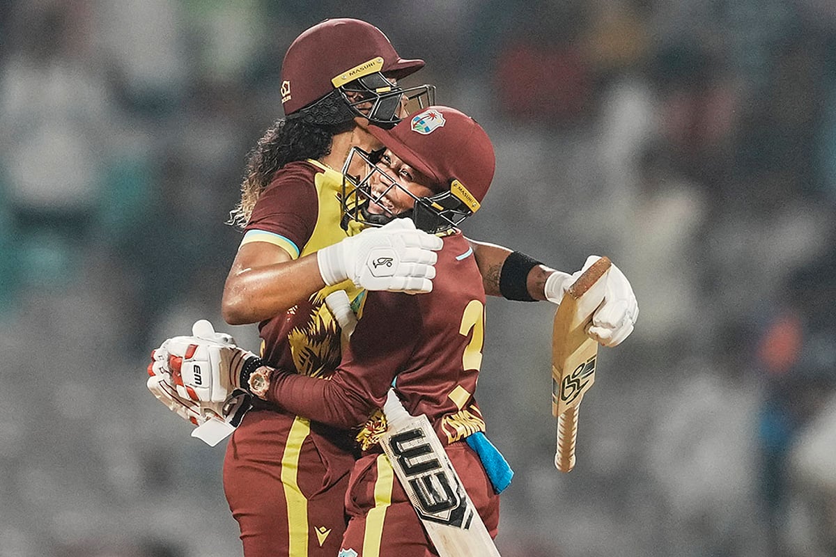 India women vs West Indies women 2nd T20 Cricket photos from Navi Mumbai: Hayley Matthews