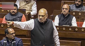 PTI : Union Home Minister Amit Shah speaks during the Constitution debate in the Rajya Sabha amid the Winter session of Parliament, in New Delhi, Tuesday, Dec. 17, 2024.