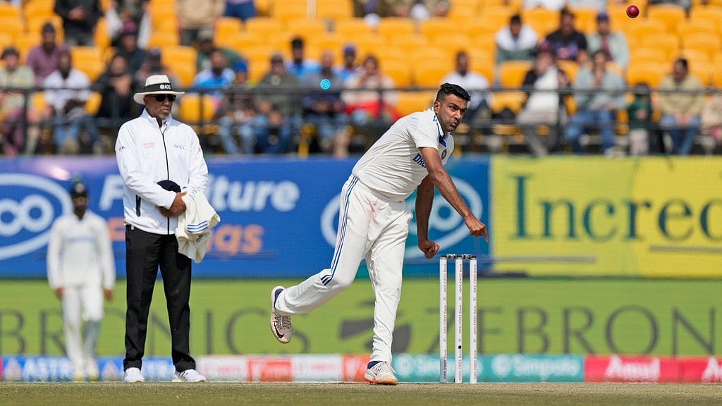 Ravichandran Ashwin, IND vs ENG 5th Test, Dharamsala, 2024, AP pic