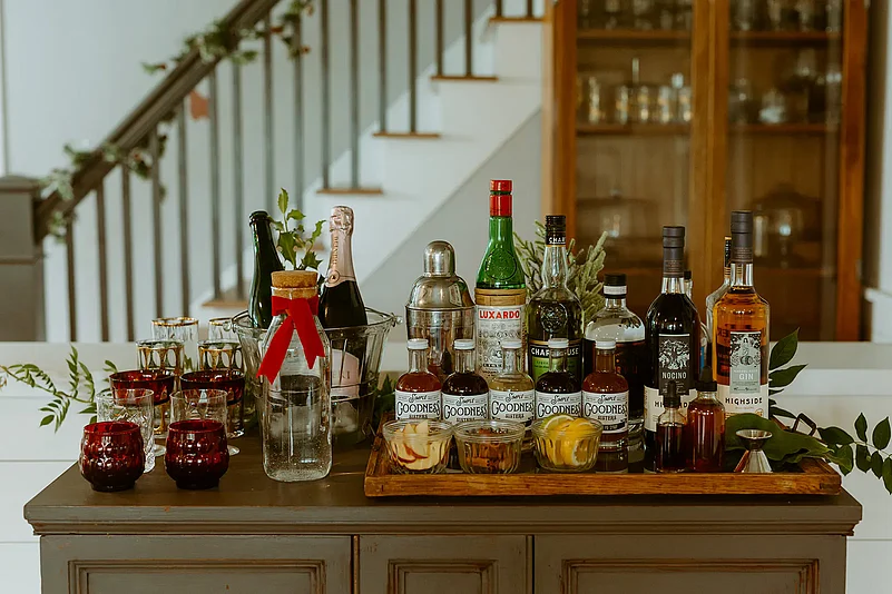 Set up a mocktail station