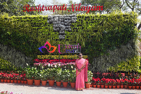 Preparations for ‘Udyan Utsav’ at Rashtrapati Nilayam