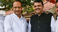 Maharashtra Chief Minister Devendra Fadnavis (R) with Deputy CM Ajit Pawar (L) : Maharashtra Chief Minister Devendra Fadnavis (R) with Deputy CM Ajit Pawar (L)
