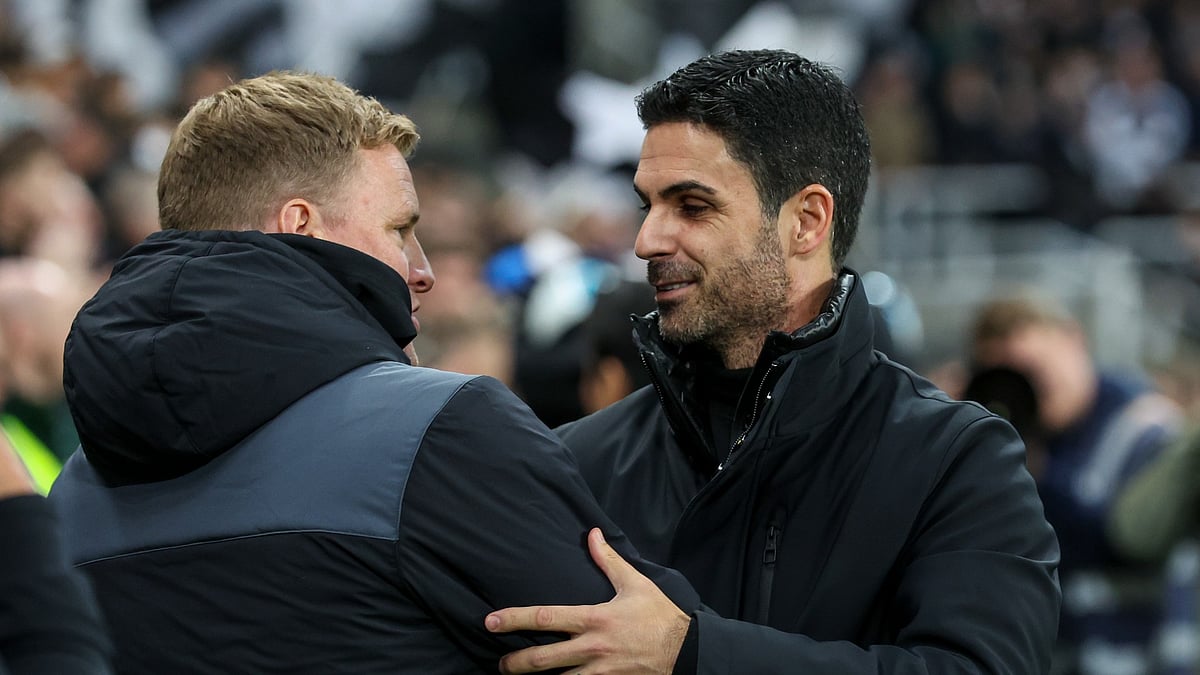 Eddie Howe and Mikel Arteta will meet in the EFL Cup semi-finals