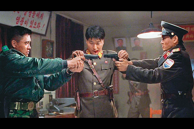 Screengrab from Joint Security Area (2000)