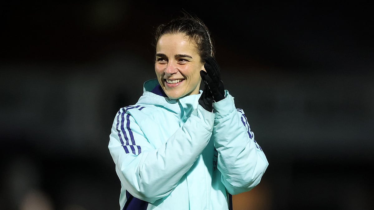 Renee Slegers after Arsenal 1-0 Bayern Munich