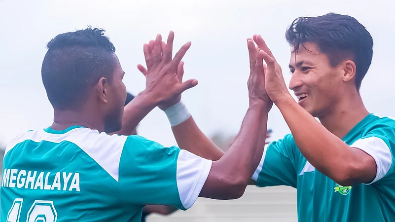 meghalaya vs delhi santosh trophy X indian football team