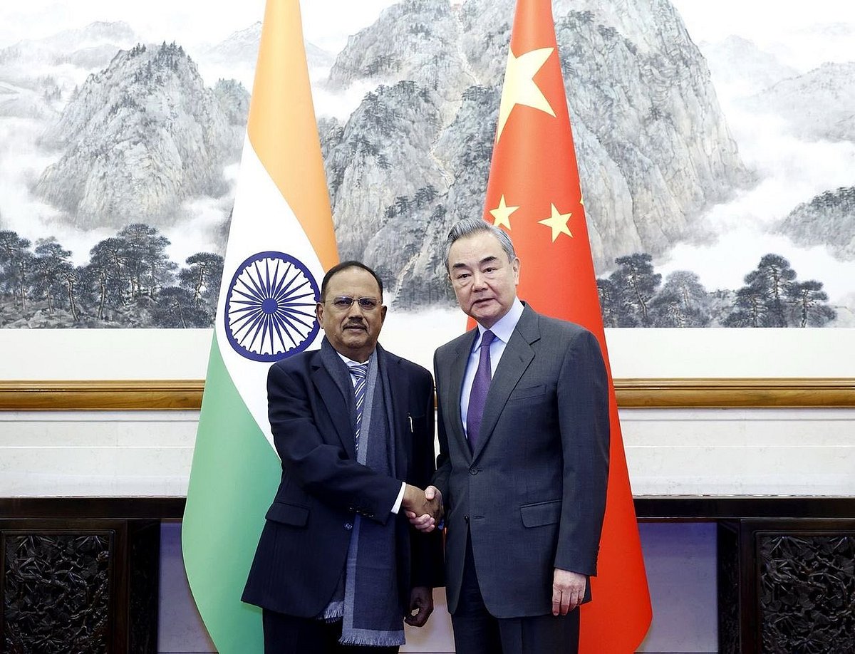 X/@EOIBeijing : Ajit Doval and his Chinese counterpart Wang Yi