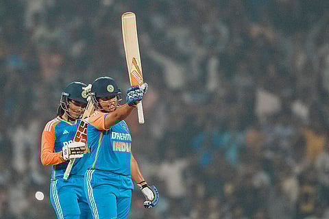 IND-W vs WI-W 3rd T20I: India Women's Richa Ghosh celebrates her half century