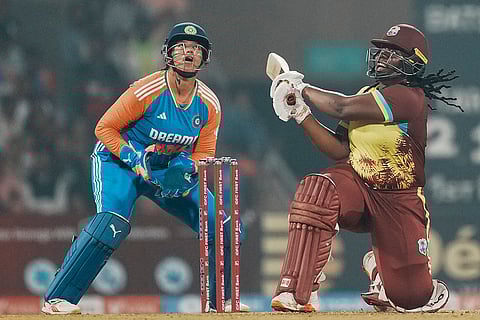 IND-W vs WI-W 3rd T20I: West Indies Women's Qiana Joseph plays a shot