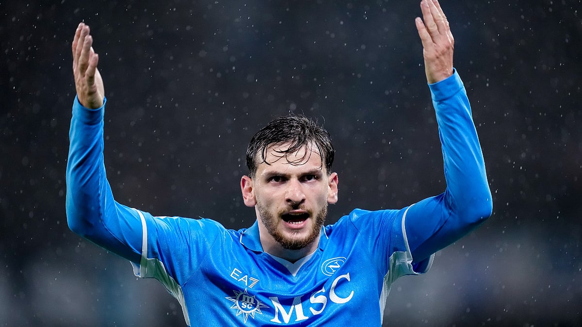 Napoli winger Khvicha Kvaratskhelia