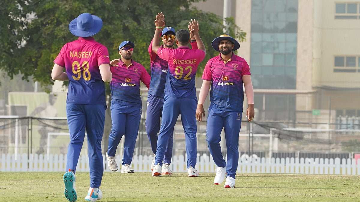 X/EmiratesCricket : The UAE team will take on Kuwait in the final.