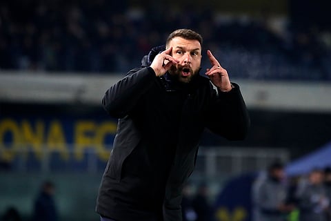 Serie A 2024-25: Verona's head coach Paolo Zanetti