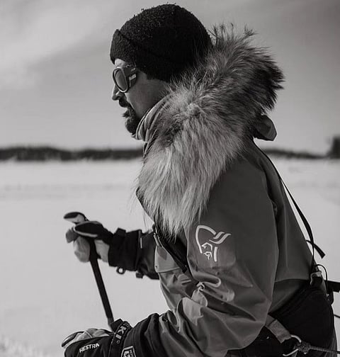 Nanavati’s preparation included traveling to Greenland, Norway, and Iceland, staying in a cabin by a frozen lake in Alaska, and skiing with sandbags attached.