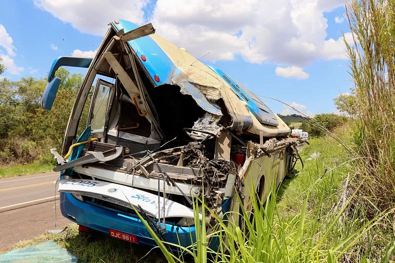 Bus-Truck collision in Brazil